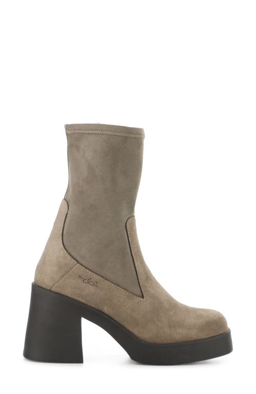 Shop Bos. & Co. Vivica Bootie In Taupe