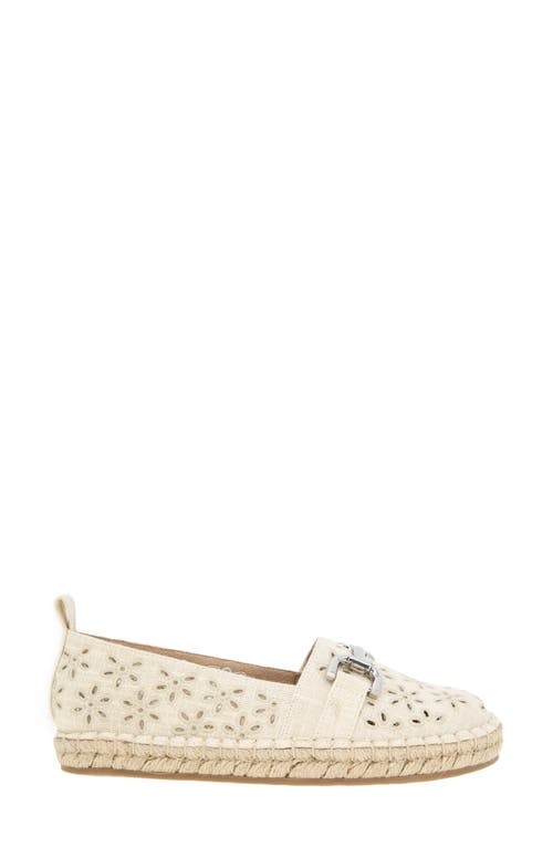 Bcbgeneration Women's Tannia Laser Cut Slip-on Espadrille Flats In Natural