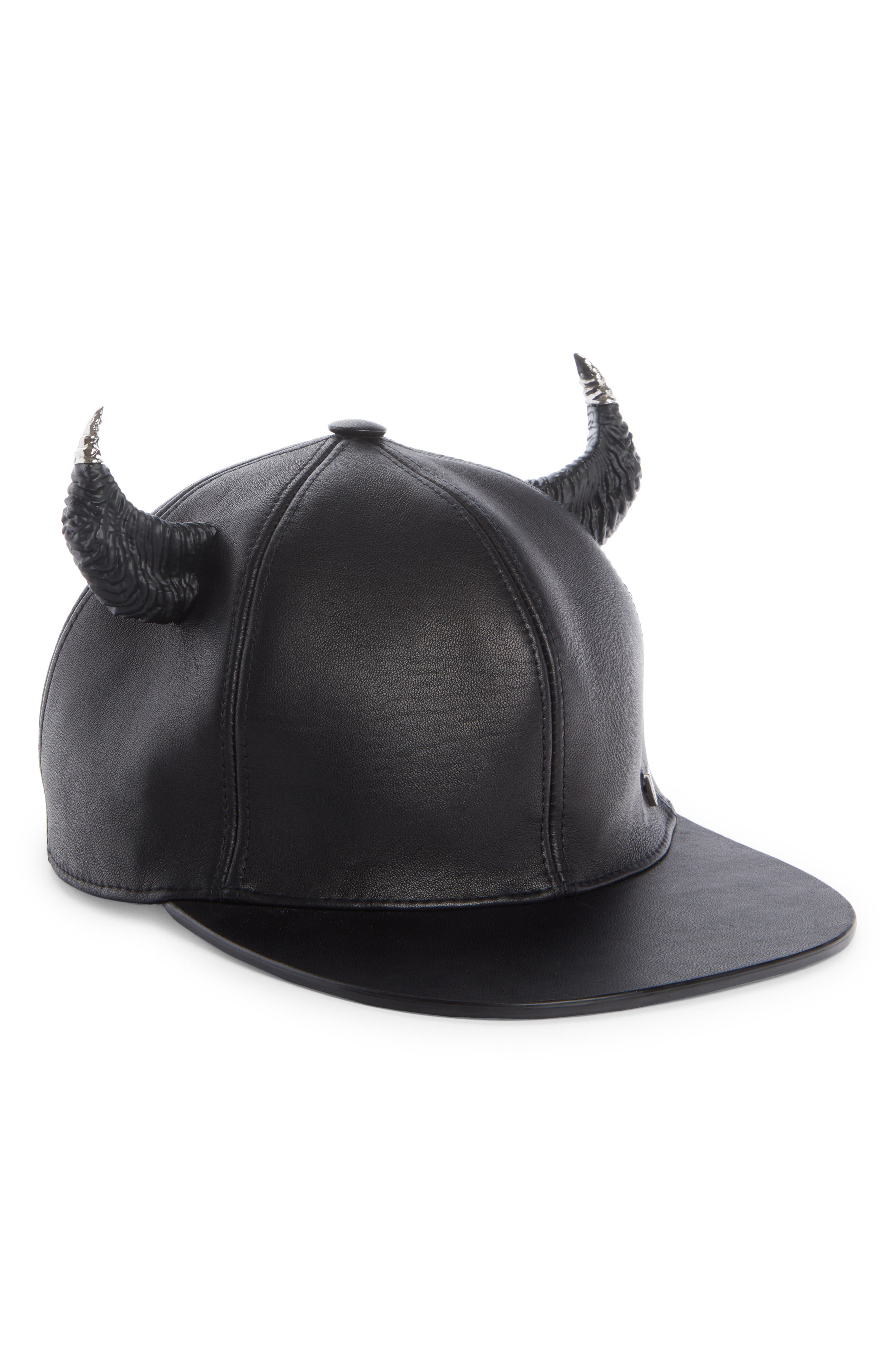 Givenchy Leather Baseball Cap with 