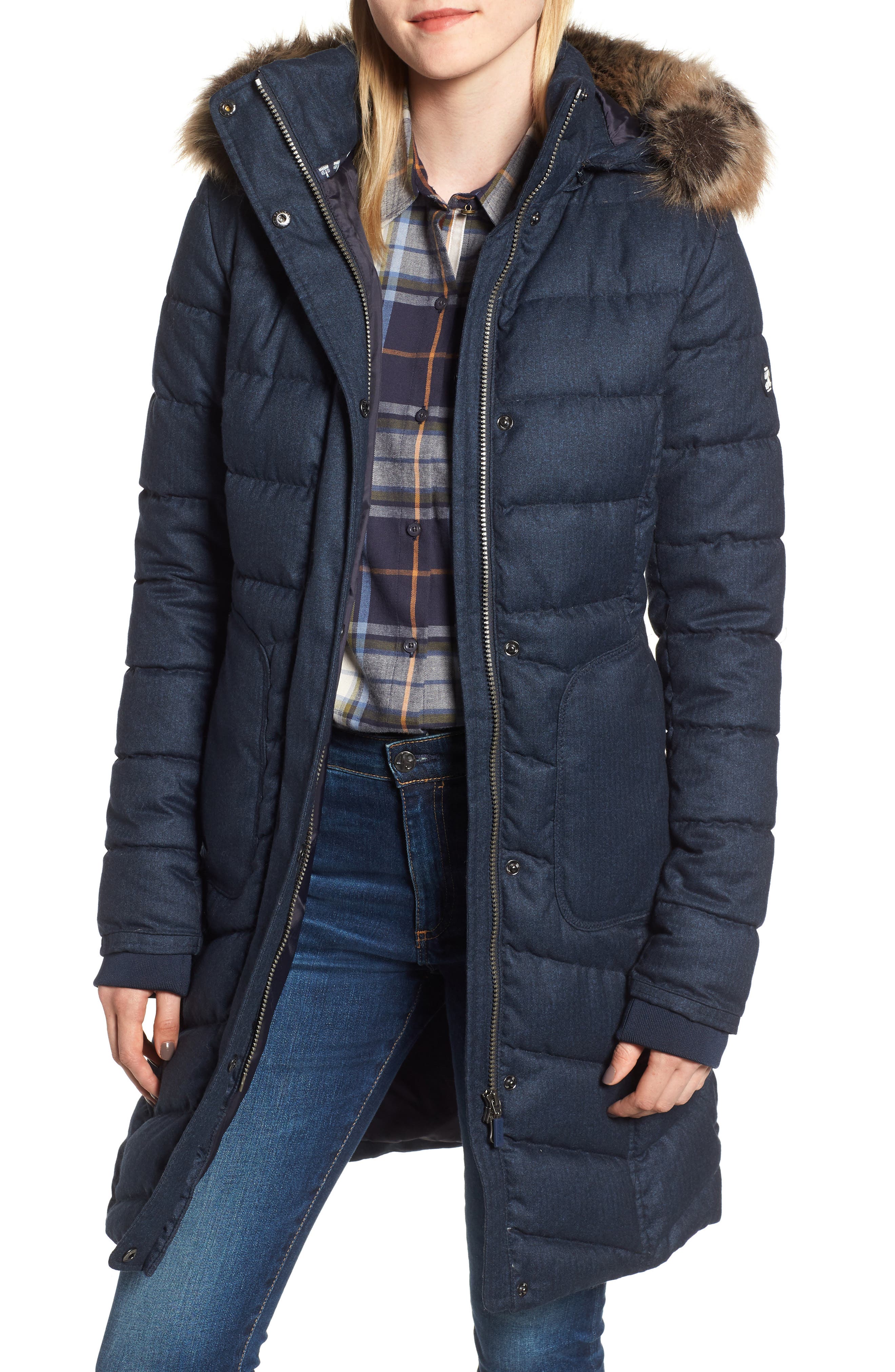 Barbour | Foreland Quilt Mix Coat with 