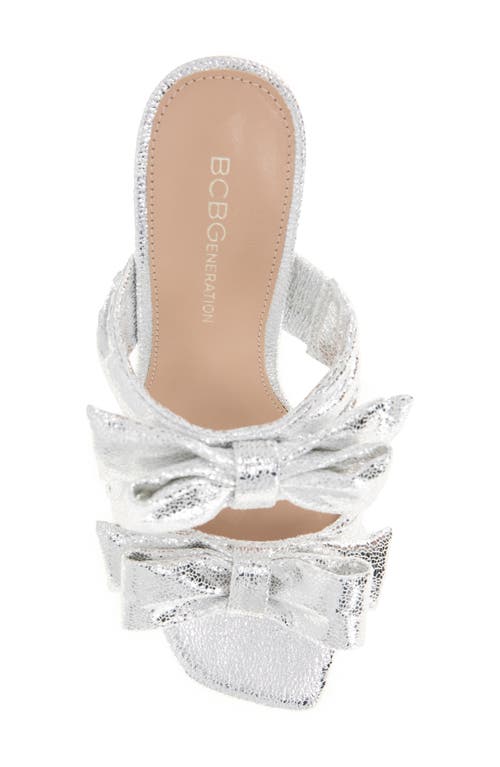 Shop Bcbg Ramira Sandal In Silver