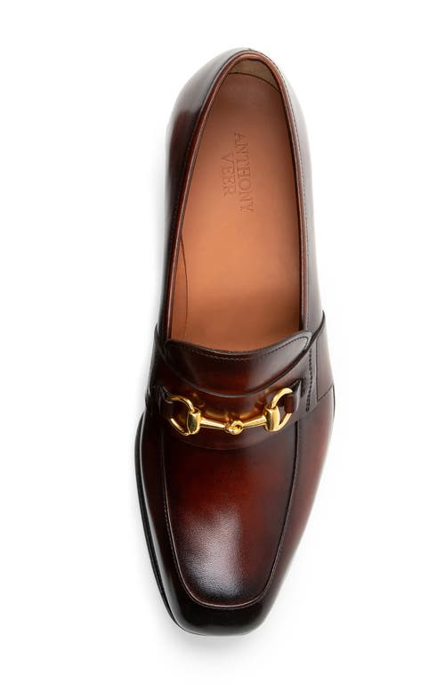Anthony Veer Verona Bit Loafer In Antique Cognac