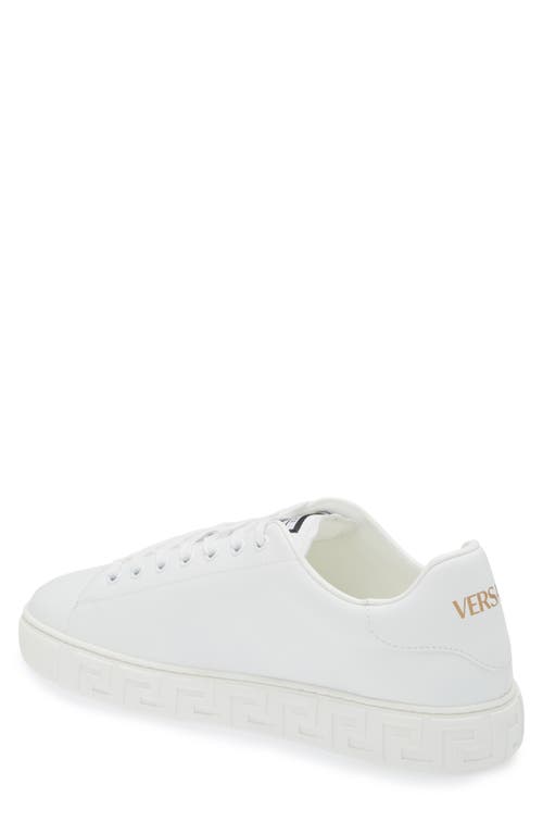 Shop Versace Responsible Low Top Sneaker In White