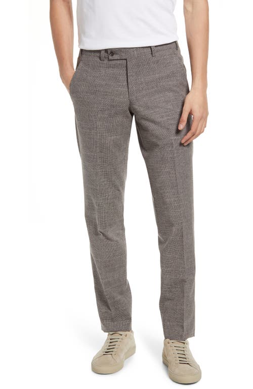 Ted Baker London Jerome Soft Constructed Stretch Wool Blend Dress Pants Tan at Nordstrom,