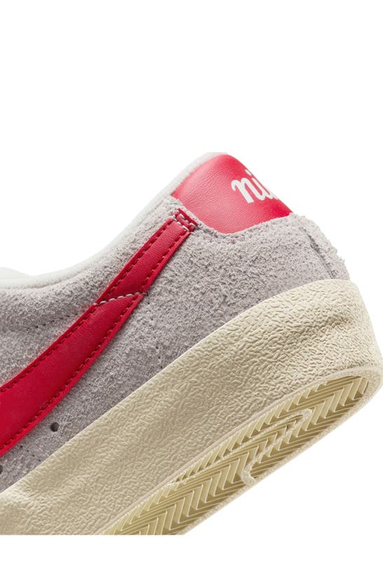 Shop Nike Blazer Low '77 Sneaker In Summit White/ Red/ Sail