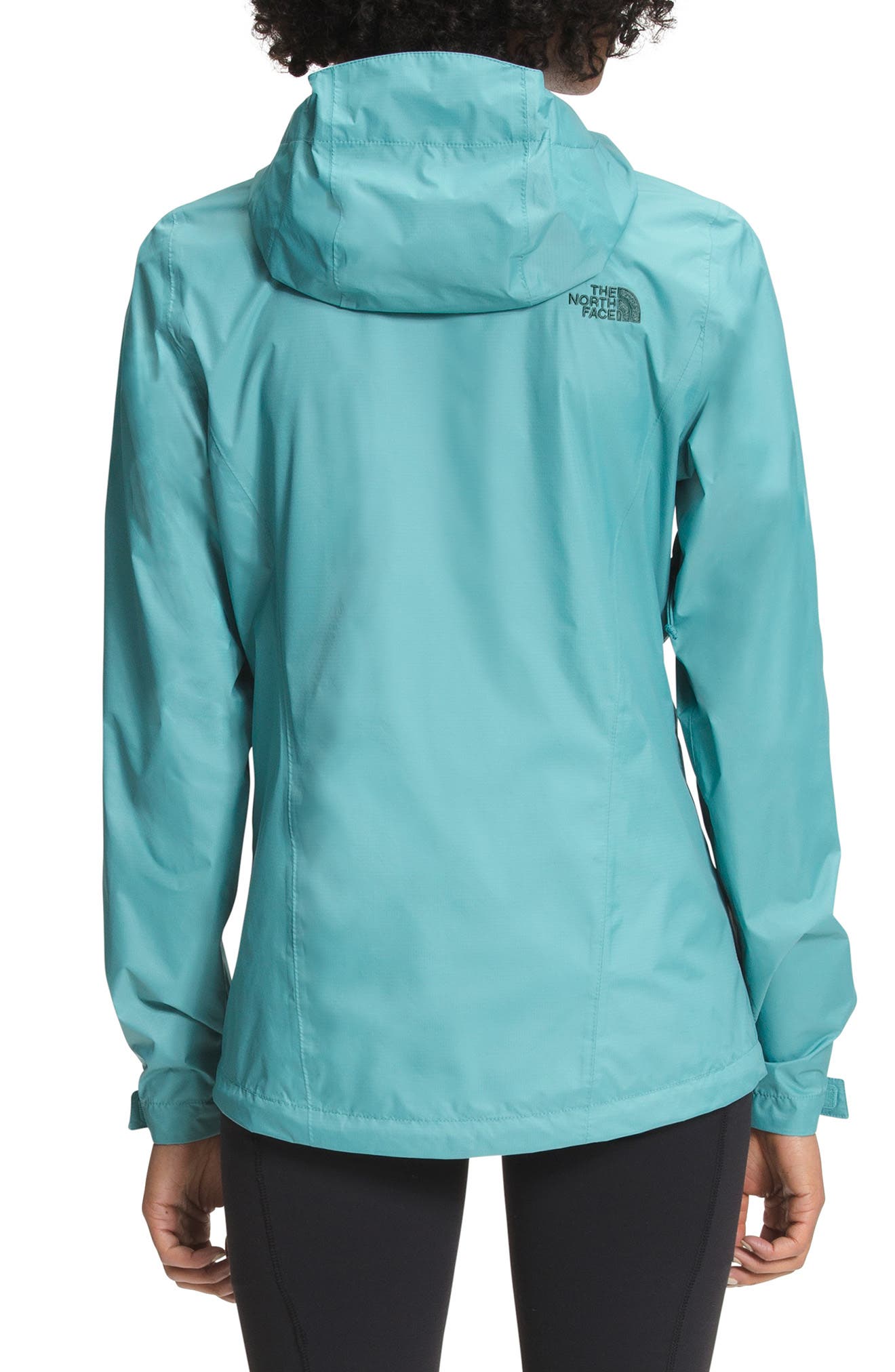 north face mint green rain jacket