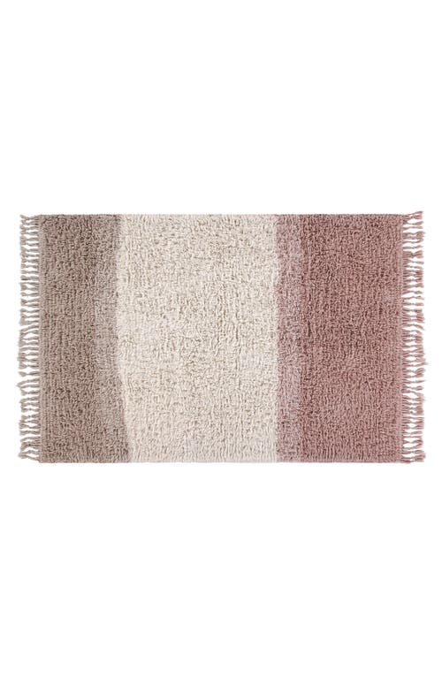 Lorena Canals Into the Blue Washable Wool Rug in Dusty Pink at Nordstrom