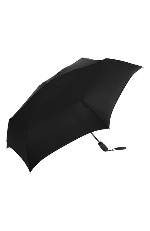 43 Auto Open Compact Umbrella in Black