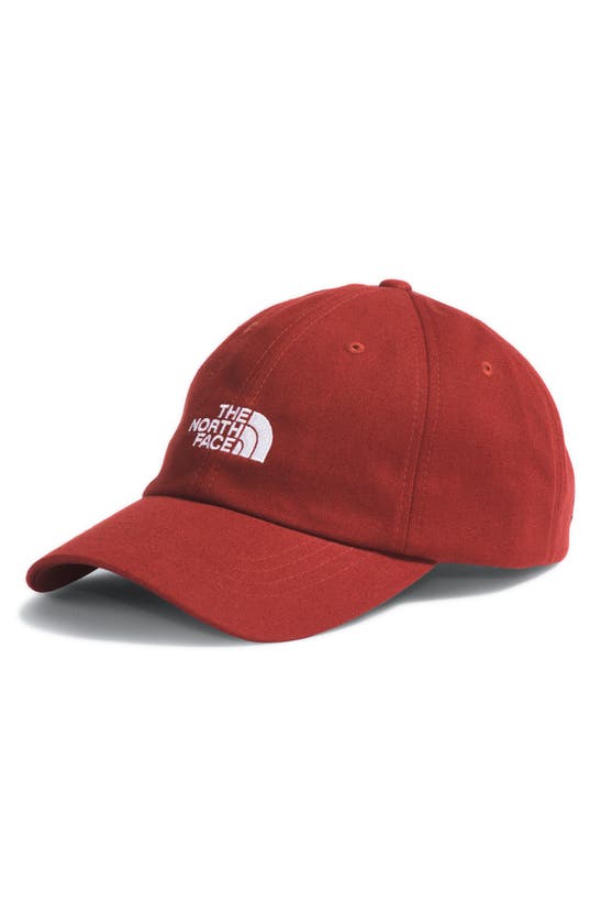 Shop The North Face The Norm Baseball Hat In Iron Red