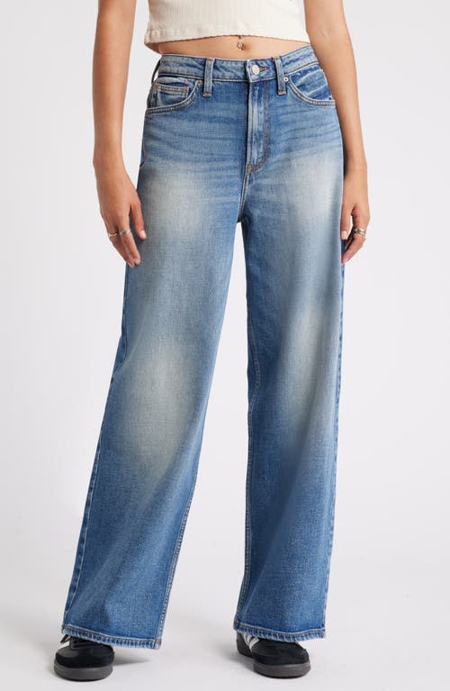 Shop Bp. High Rise Baggy Jeans In Indigo Wash