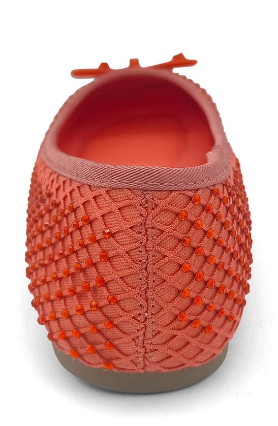 Shop Reaction Kenneth Cole Elstree Mesh Ballet Flat In Coral