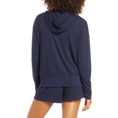 Groceries Apparel Lounge Zip Hoodie, Blue