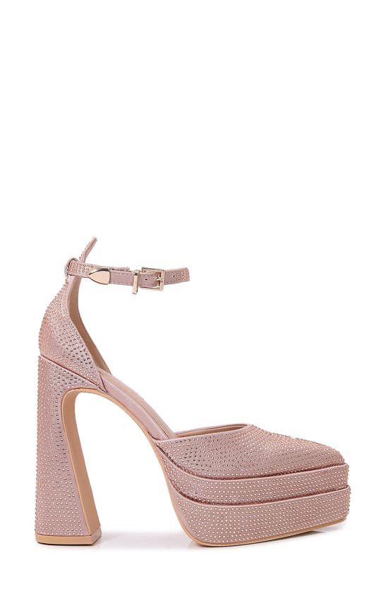 Shop Berness Blaze Platform Pump In Beige