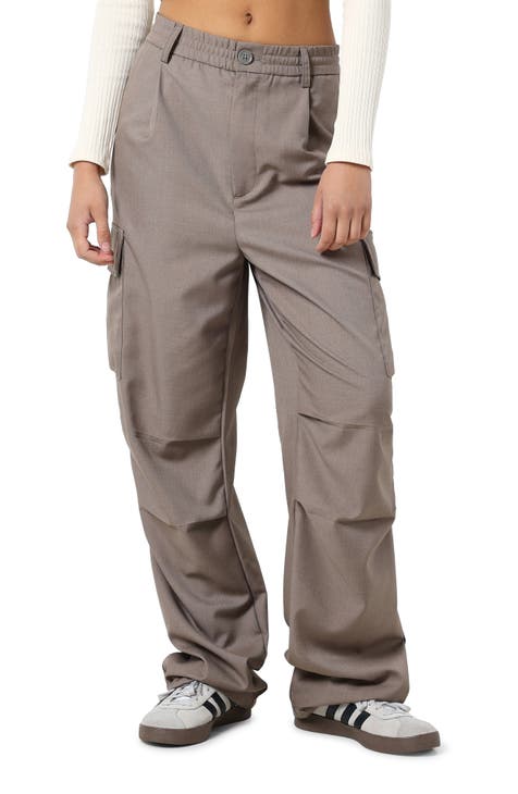PacSun Green Low Rise Cargo Puddle Pants