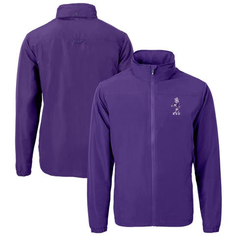 Men's Cutter & Buck Purple Kansas State Wildcats Vault Charter Eco ...