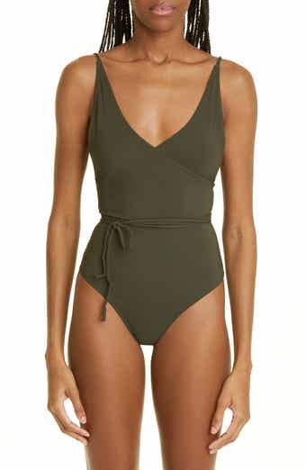 O-Ring Cut Out One-Piece Swimsuit & Reviews - Light Green