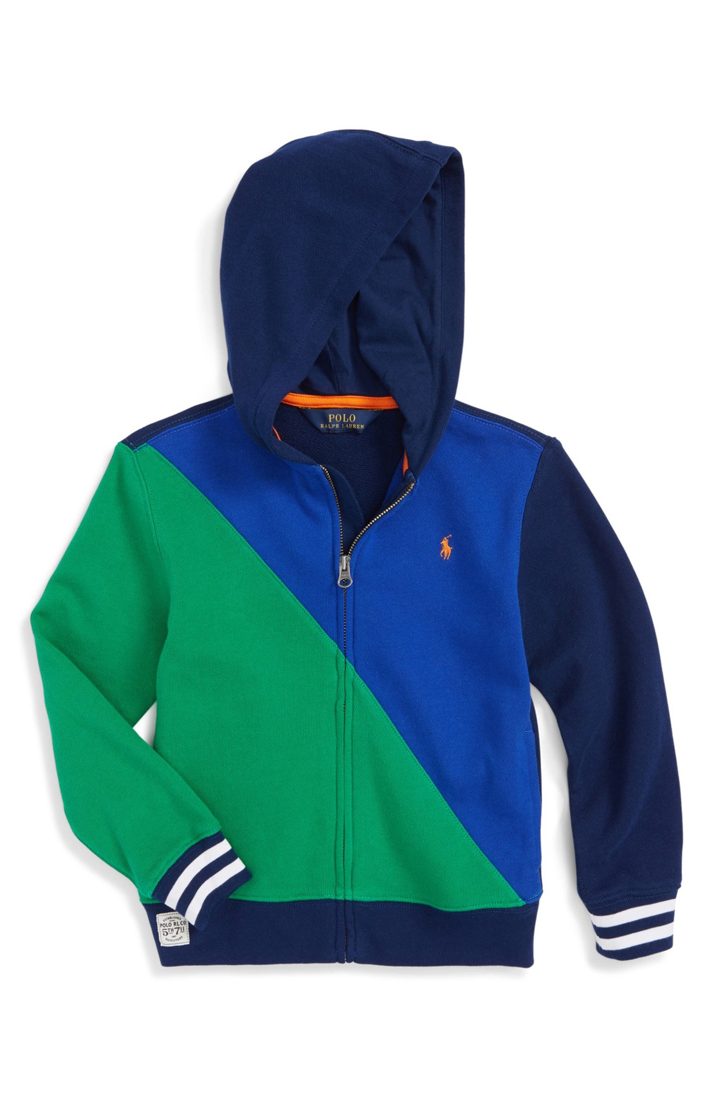 Ralph lauren colorblock sweatshirt Clearance
