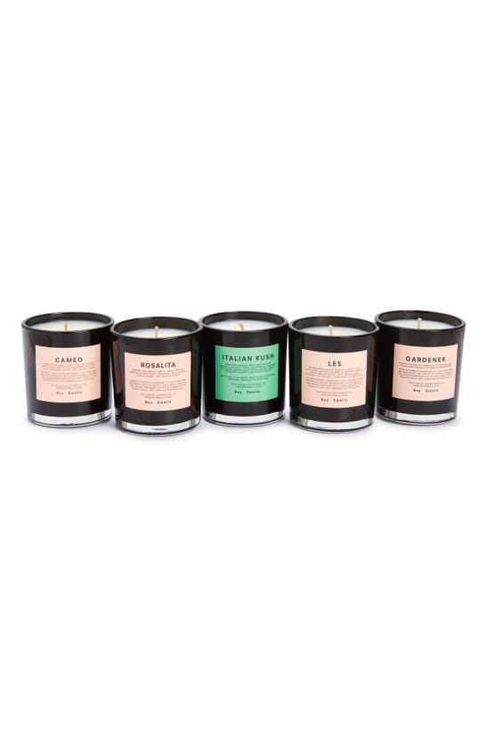 BOY SMELLS BOY SMELLS LATE BLOOMER CANDLE SET $91 VALUE 
