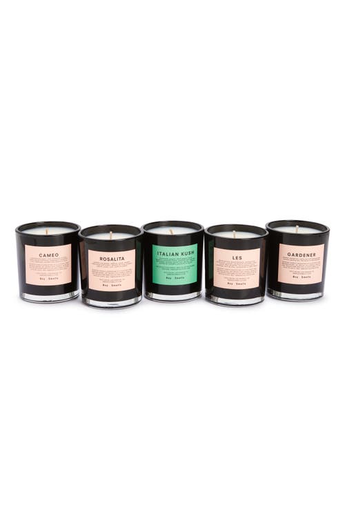 Boy Smells Late Bloomer Candle Set $91 Value in Pink