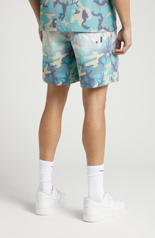 Purple Brand All Around Performance Shorts In Blue Multi
