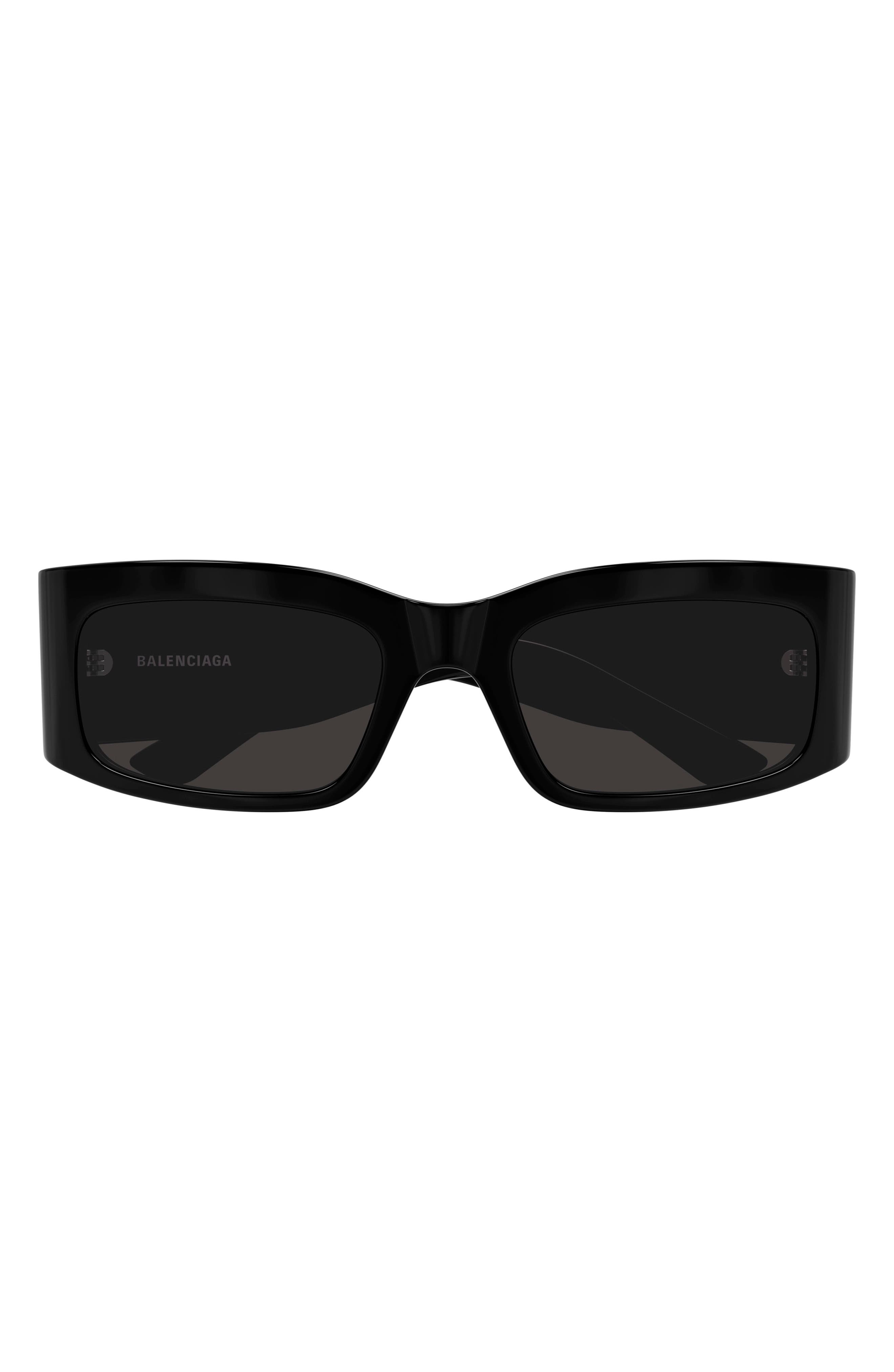 balenciaga 58mm oval sunglasses