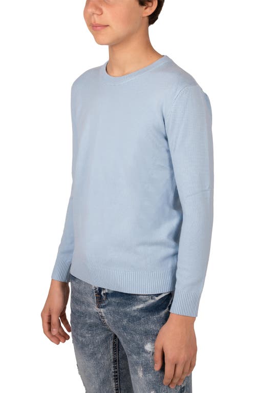 X-ray Xray Basic Crew Neck Sweater In Powder Blue