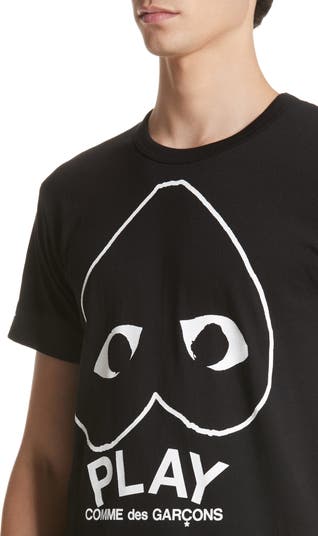 Comme des gar?ons play outlet x-ray heart logo t-shirt