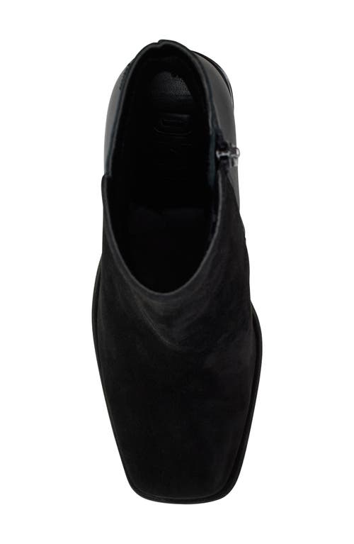 Dkny Felice Square Toe Boot In Black