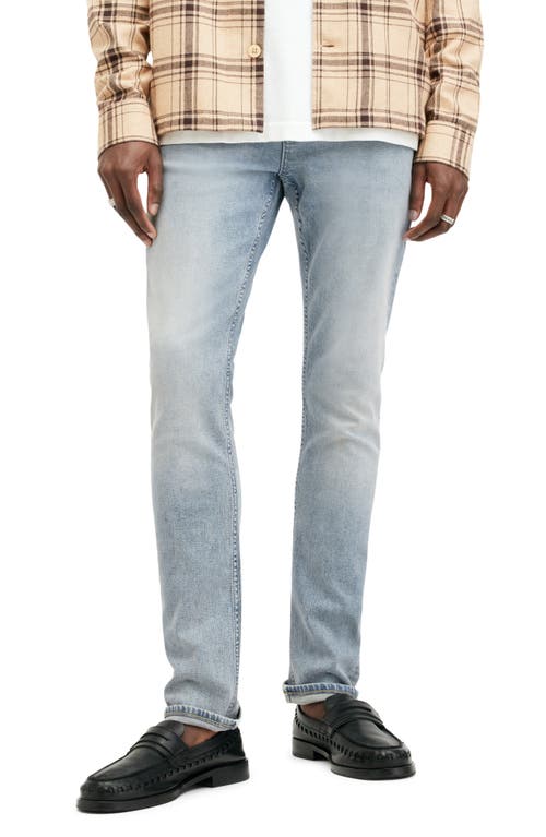 AllSaints Cigarette Skinny Fit Jeans Indigo Blue at Nordstrom, 32 X