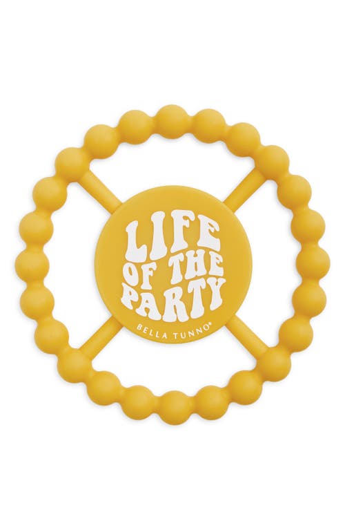 Bella Tunno Life of the Party Teether in Yellow at Nordstrom
