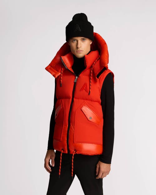 Alpenhaus Megeve Unisex 2-in-1 Relaxed Fit Puffer In Safety Orange