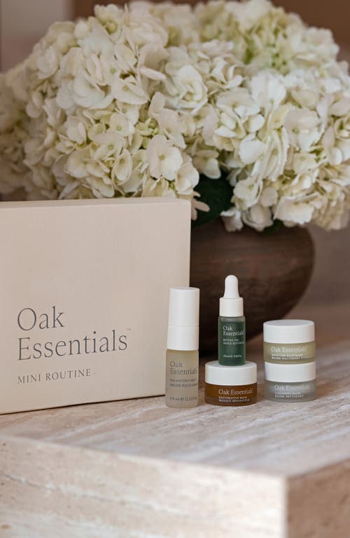 Shop Oak Essentials Mini Routine Set $75 Value In No Color