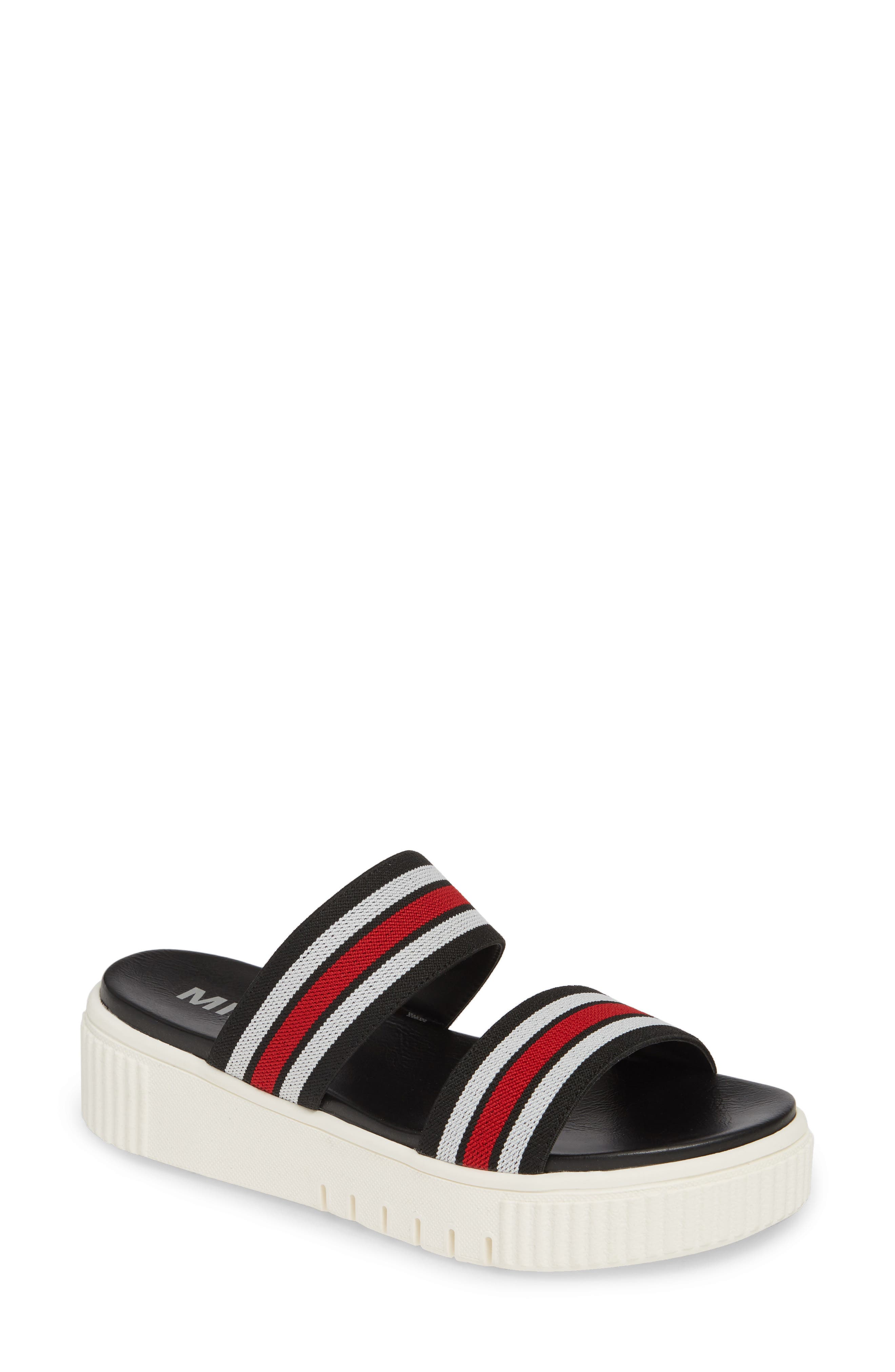 Mia Lillie Flatform Sandal- Black