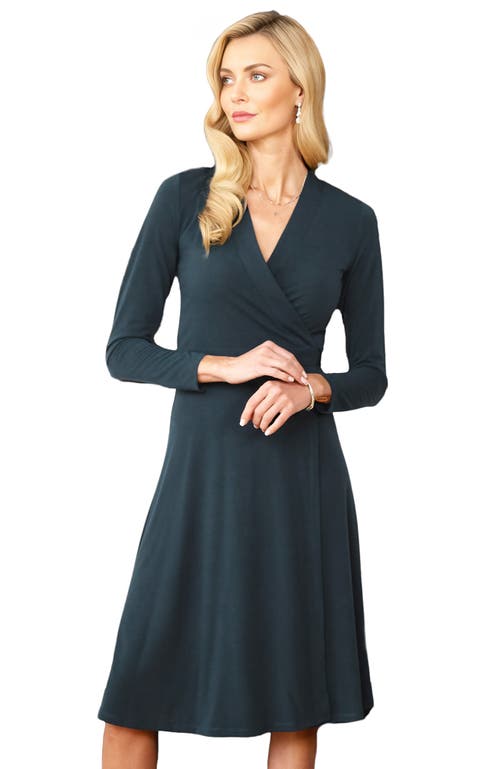 HOTSQUASH LONDON CLOTHING HOTSQUASH LONDON CLOTHING LONG SLEEVE WRAP DRESS 