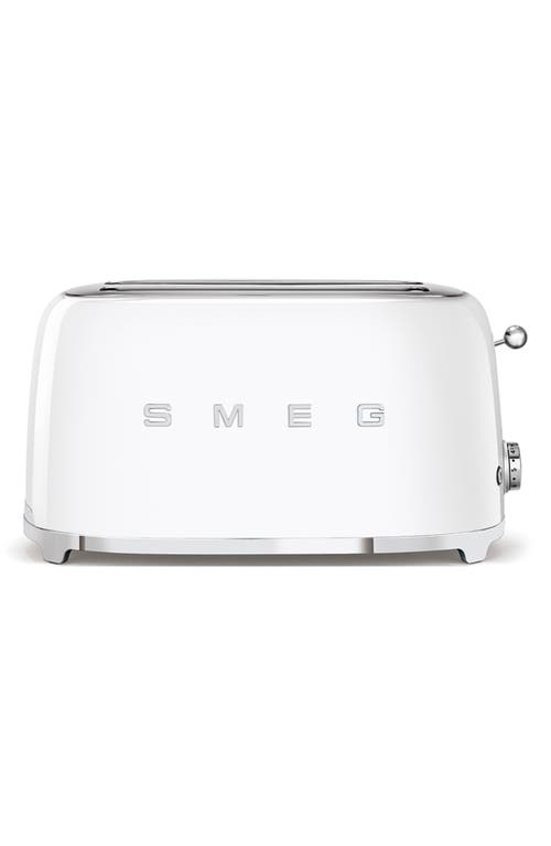 Smeg '50s Retro Style 4-slice Toaster In White