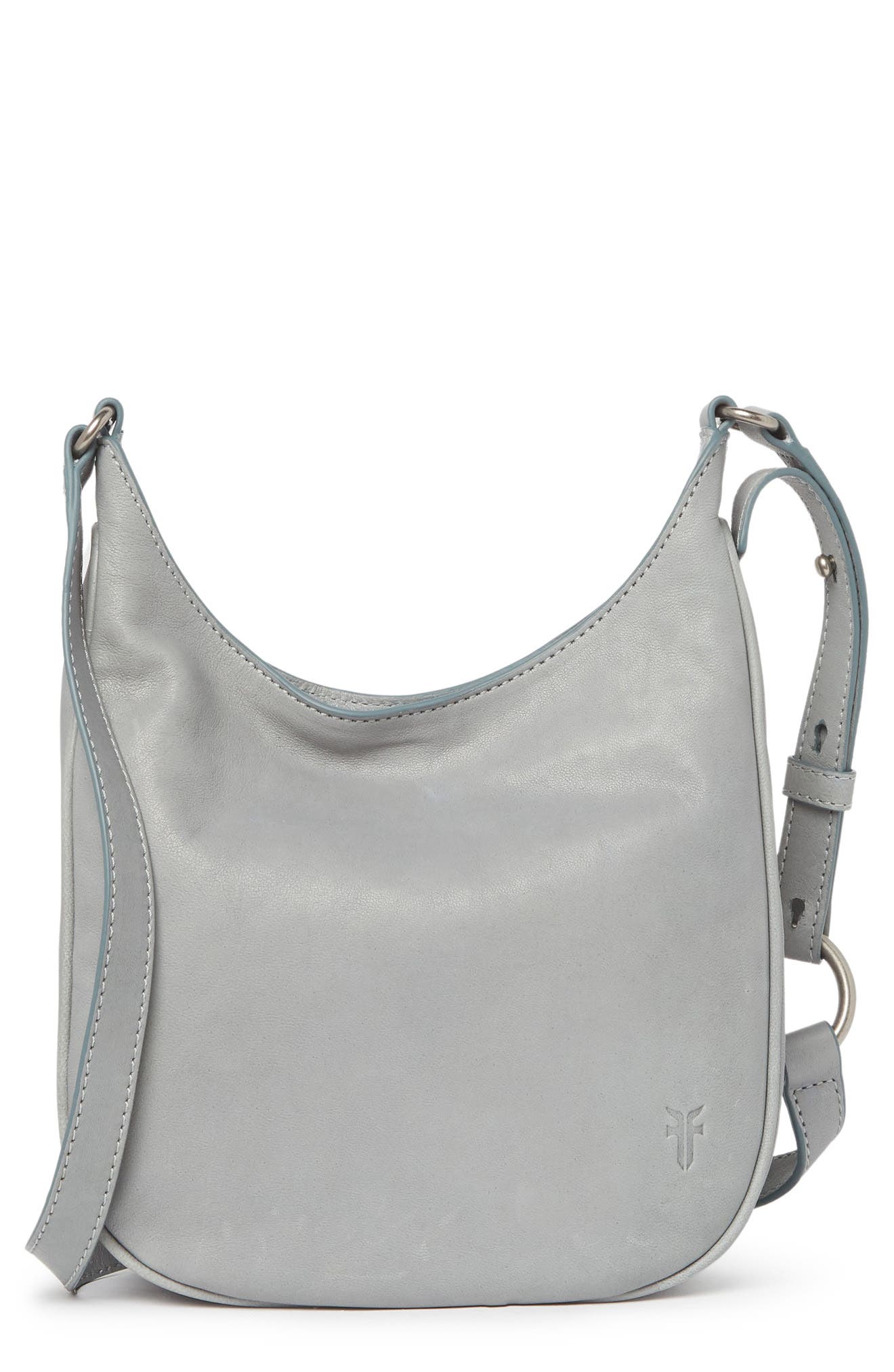 Frye Madison Leather Crossbody Bag In Open Blue