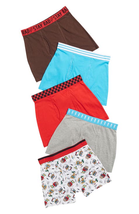 Kids' Noah Pack of 5 Boxer Briefs (Big Kid)