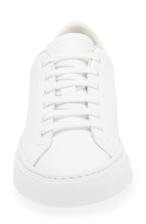 Shop Common Projects Retro Low Top Sneaker In White/black