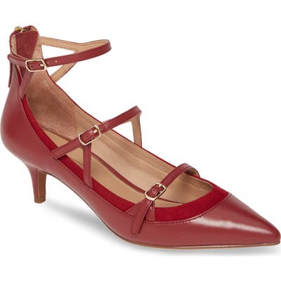 Linea Paolo Cathy Pump- Burgundy