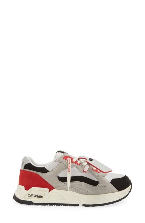 Shop Off-white Kick Off Sneaker In Light Grey - Red