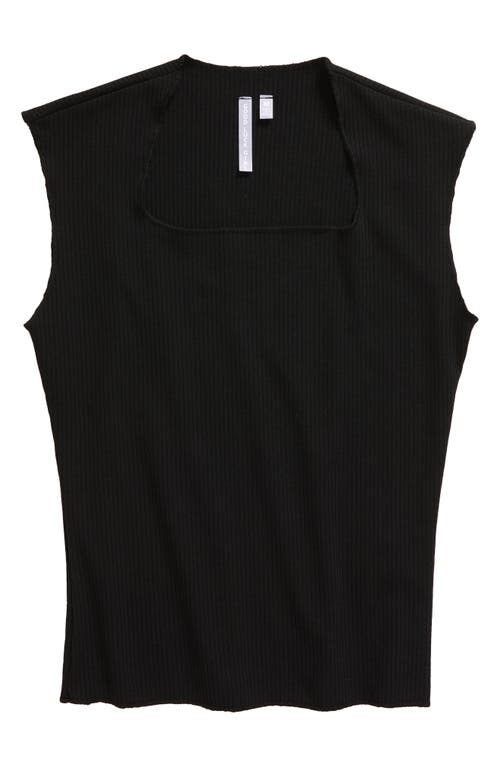 Good Luck Girl Kids' Sleeveless Rib Top Black at