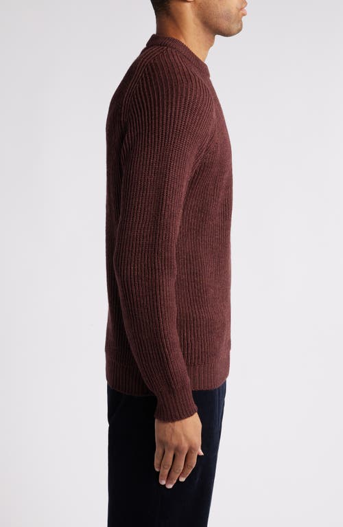 Shop Peregrine Ford Wool Fisherman Sweater In Shiraz