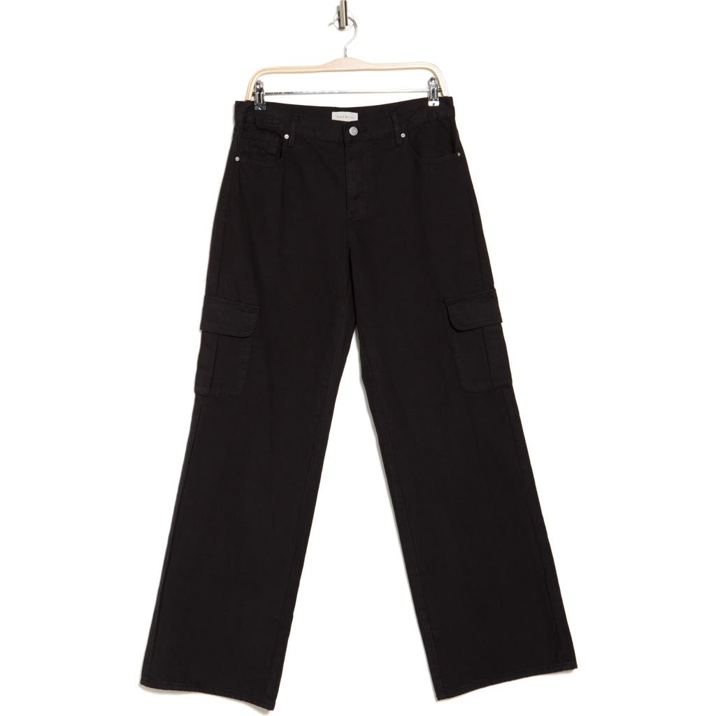 Pacsun Parker Extreme Baggy Cargo Jeans In Black