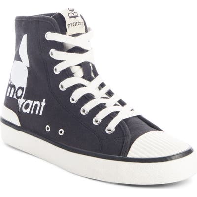 Isabel Marant Benkeen High Top Sneaker, Black