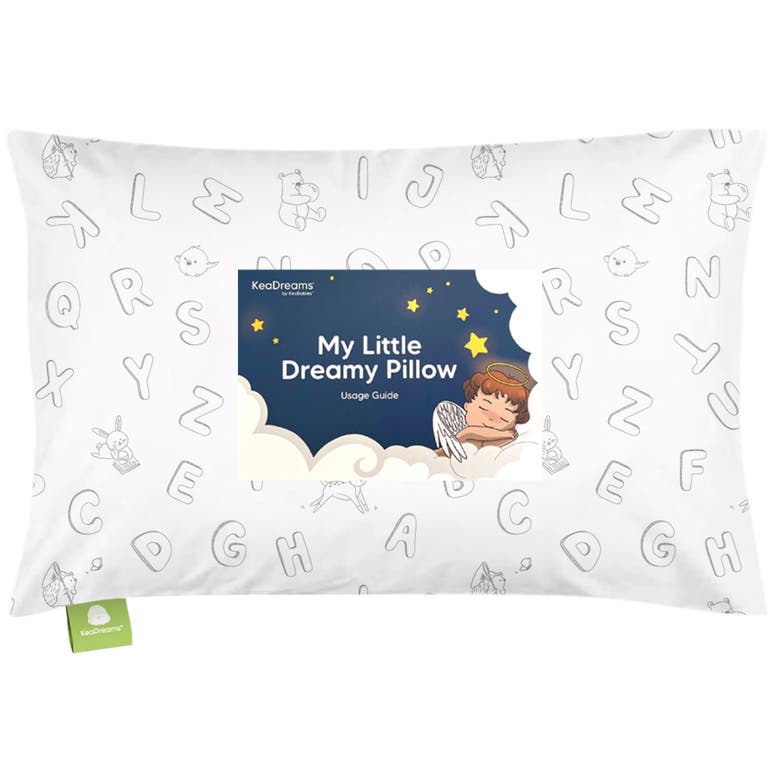 Shop Keababies Toddler Pillow With Pillowcase In Abc Land