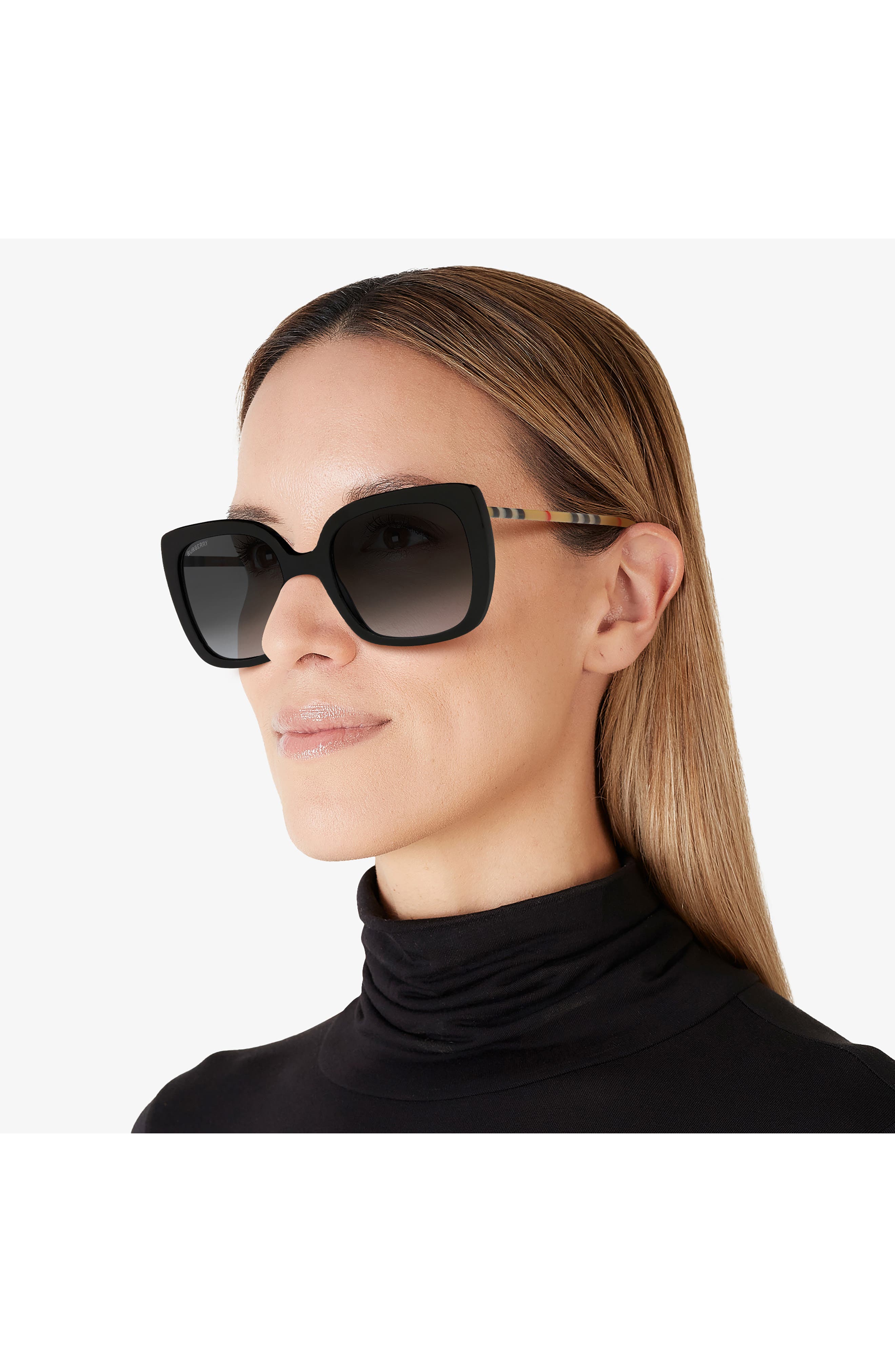 burberry black sunglasses