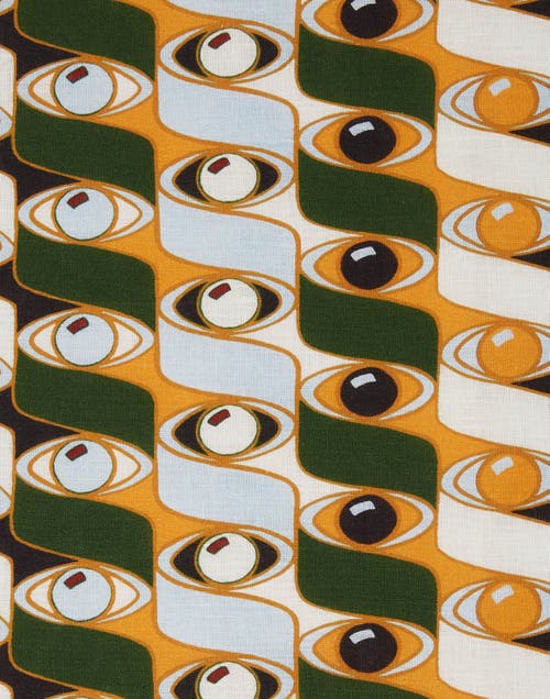 La Doublej Placemats Set Of 2 (35x45) Third Eye Yellow In Third Eye Yellow