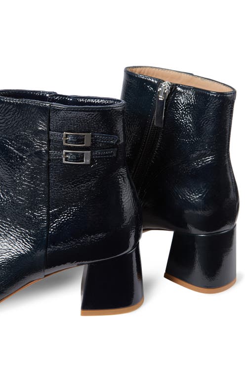 Shop Lk Bennett Missy Pointed Toe Bootie In Navy