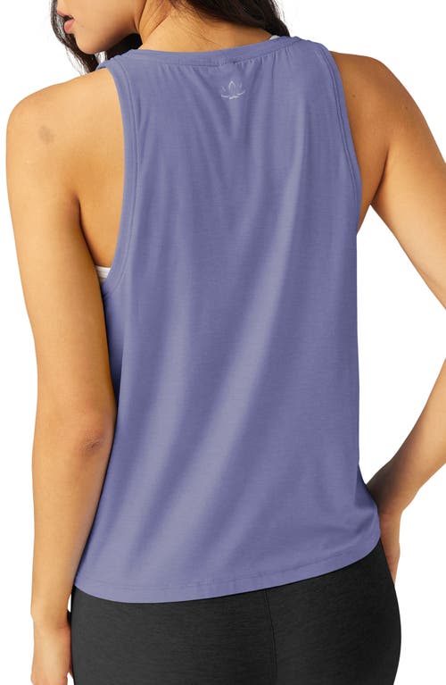 Shop Beyond Yoga Featherweight Rebalance Tank In Periwinkle Cloud Heather