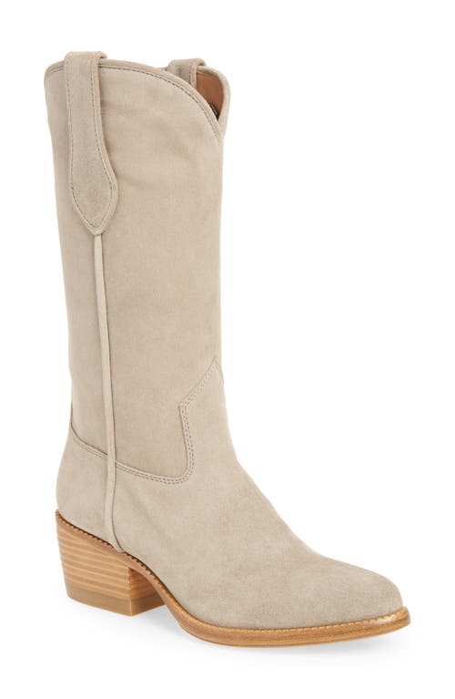 rag & bone Cowboy Boot Warm Grey Suede at Nordstrom,